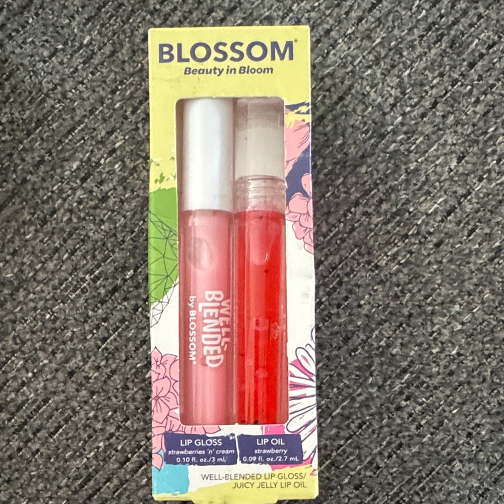 Blossom Beauty in Bloom Lip Gloss and Lip Oil Duo Set